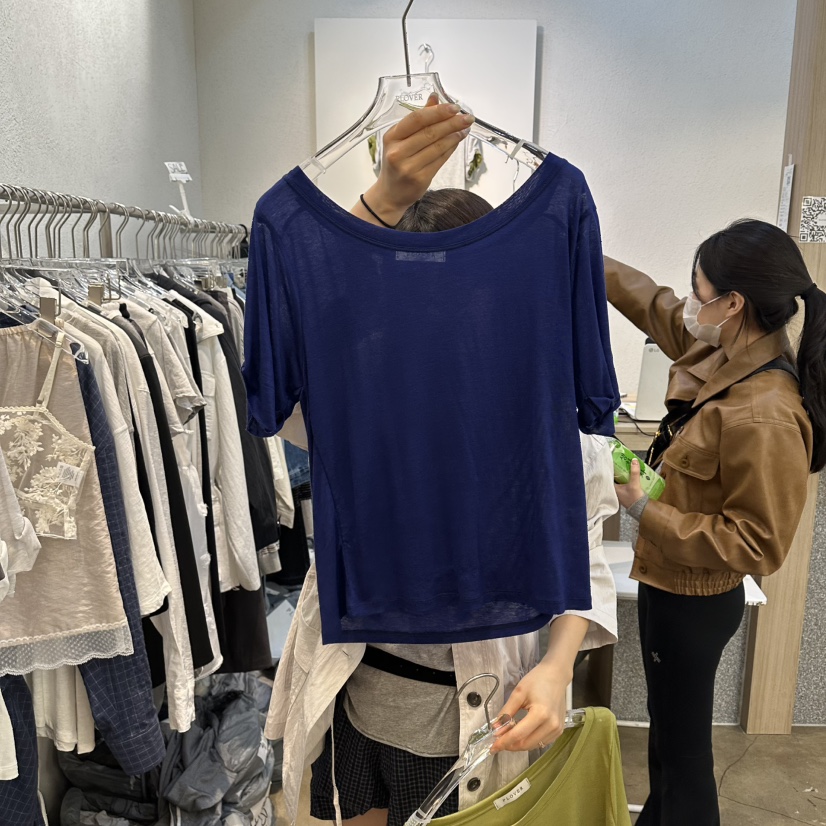 PLOVER韓國東大門直郵女裝新品26春夏時尚休閑推薦職業T恤PLO_VERT恤圖色4