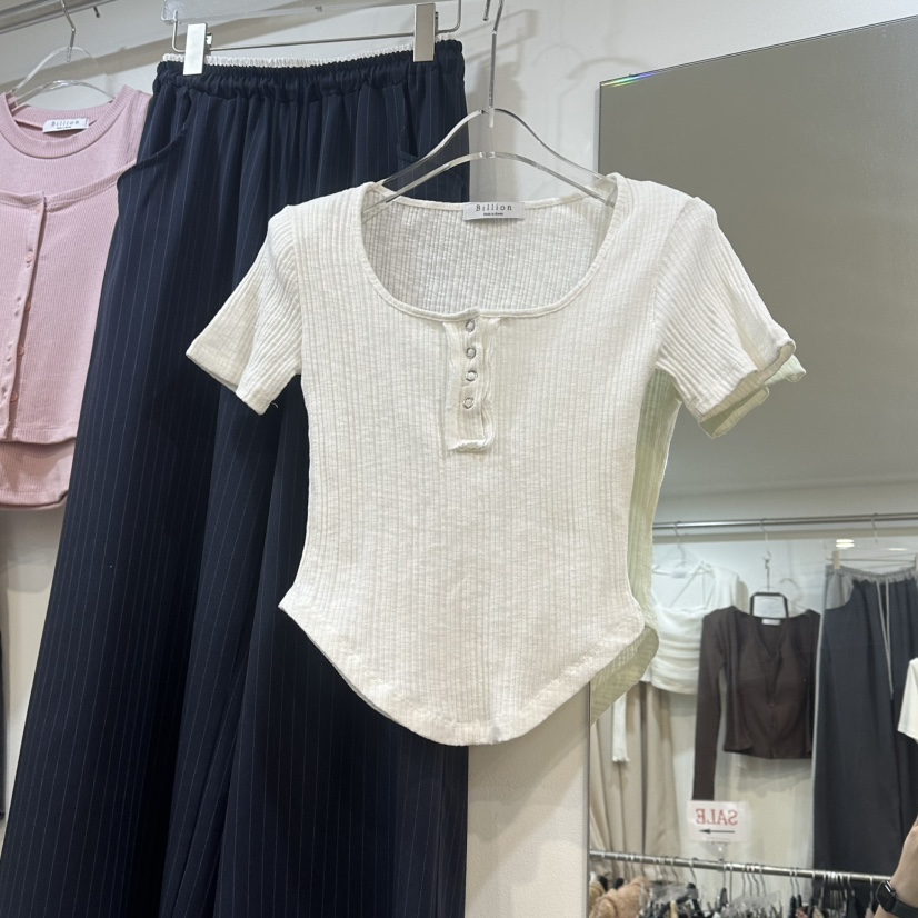 BILLION-L東大門直郵女士新品真品熱賣職業26春夏人氣T恤BILLION-LT恤圖色1