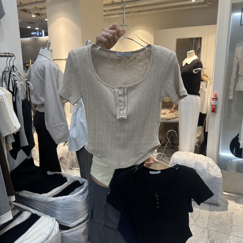 BILLION-L東大門直郵女士新品真品熱賣職業26春夏人氣T恤BILLION-LT恤圖色2