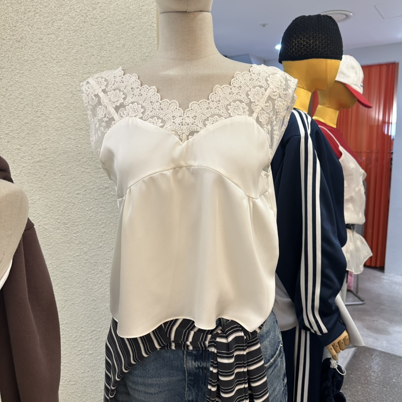 MAGOT韓國東大門直郵女裝新品職業熱賣休閑時尚吊帶背心蕾絲IIIΛGOT/MAGOT吊帶/背心圖色1