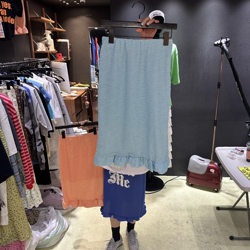 CHAVI韓國東大門代購女士新品職業休閑熱賣推薦26春夏長裙CHAVI長裙圖色2