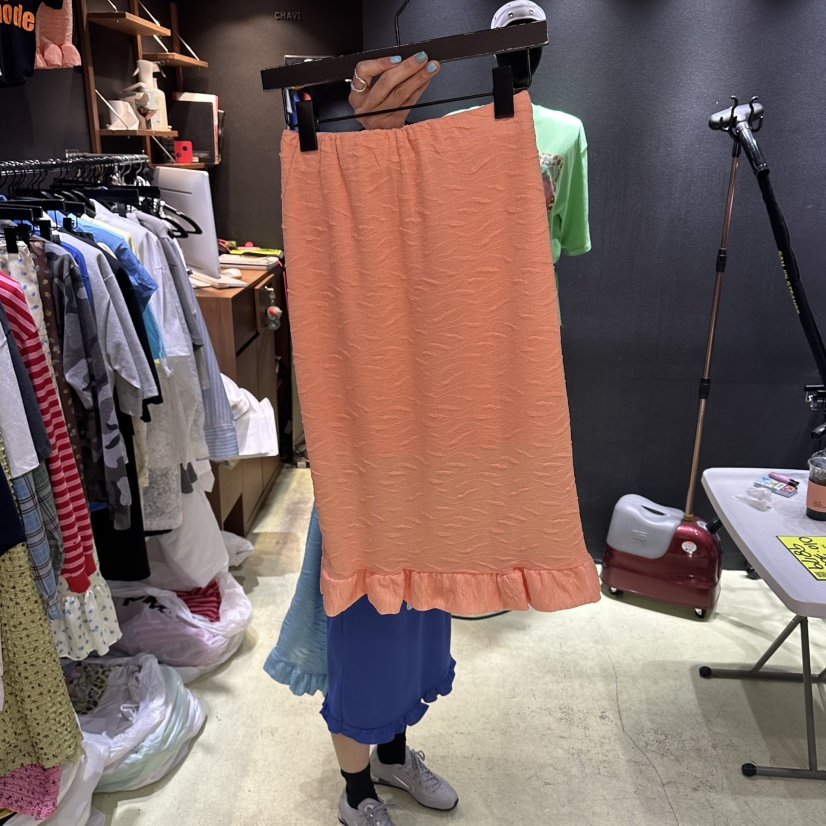 CHAVI韓國東大門代購女士新品職業休閑熱賣推薦26春夏長裙CHAVI長裙圖色3