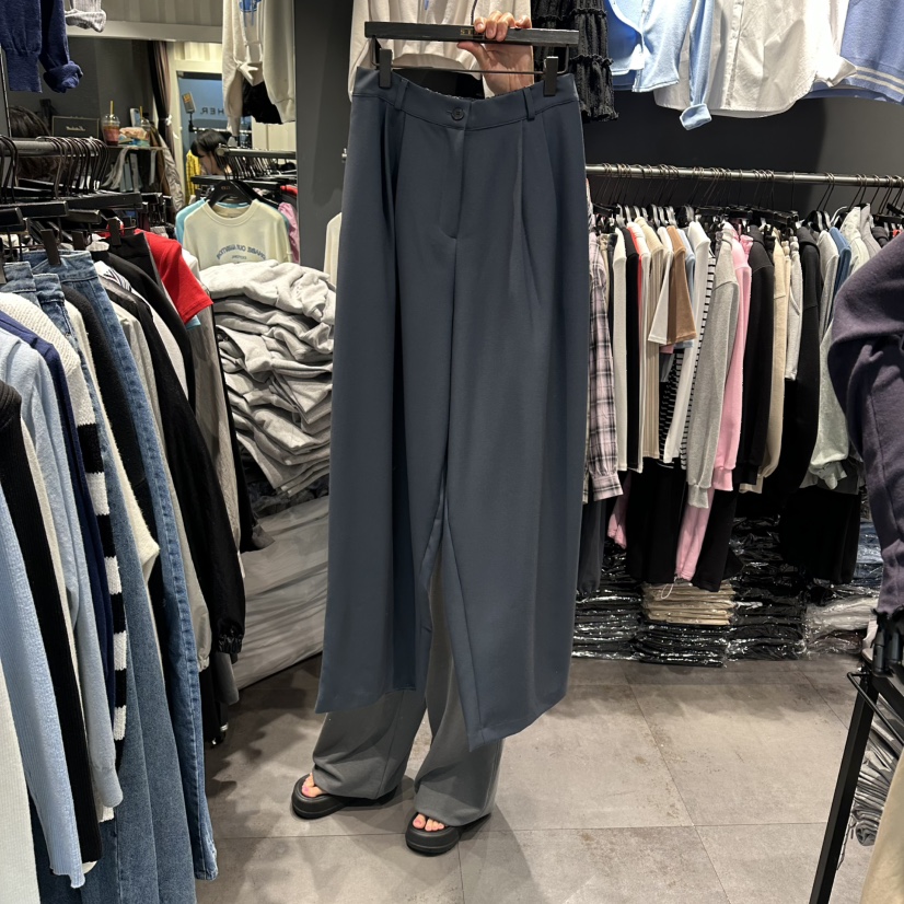 STAR-L韓國代購女士新款休閑推薦26春夏時尚熱賣人氣休閑褲STAR-L休閑褲圖色1墨色