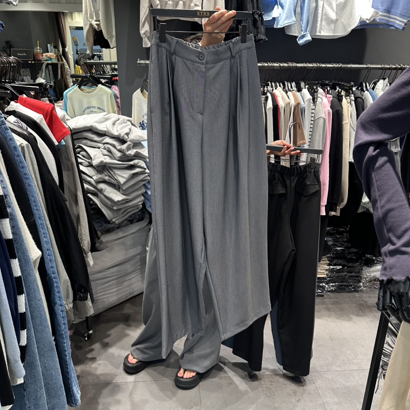 STAR-L韓國代購女士新款休閑推薦26春夏時尚熱賣人氣休閑褲STAR-L休閑褲圖色3灰色