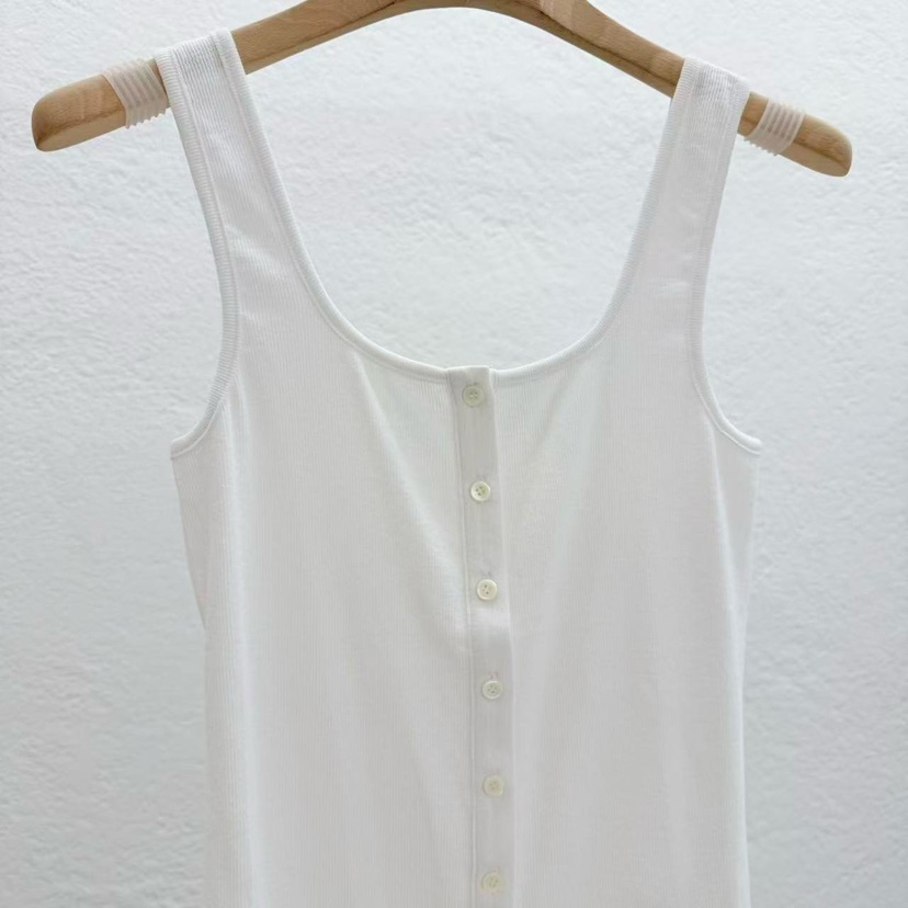 STATEMENT韓國直郵女裝新品推薦時尚職業人氣吊帶背心紐扣STATEMENT吊帶/背心