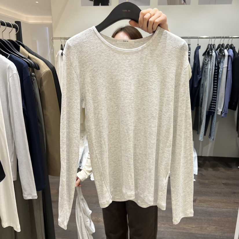 OURIN/THIS IS韓國直郵實拍女士新品時尚熱賣長袖T恤修身OURIN/THIS IS長袖T恤圖色3