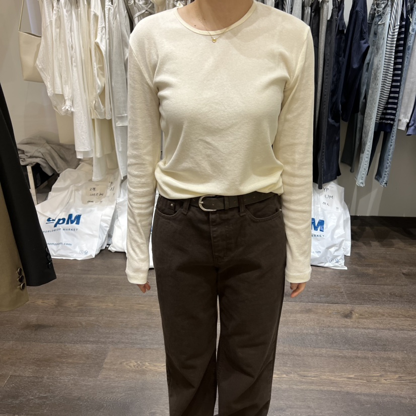 OURIN/THIS IS韓國直郵實拍女士新品時尚熱賣長袖T恤修身OURIN/THIS IS長袖T恤圖色5