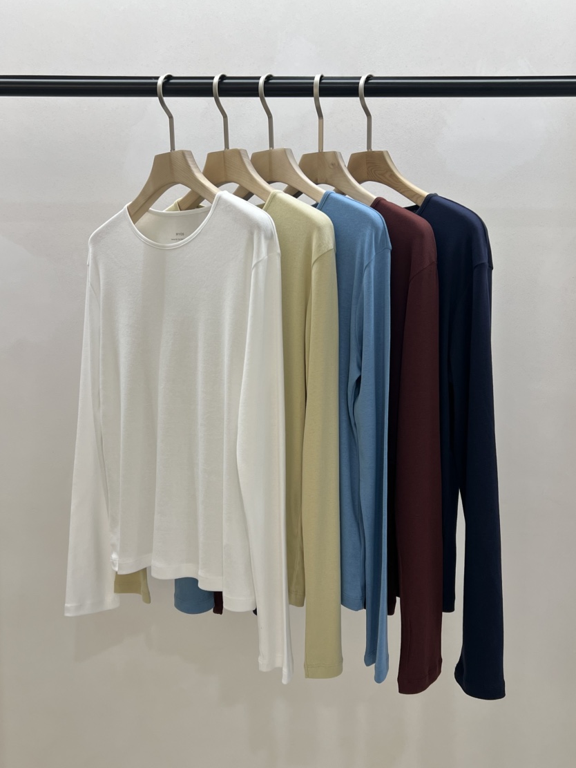 MYOS東大門實拍女裝新款職業26春夏熱賣真品時尚休閑長袖T恤MYOS長袖T恤