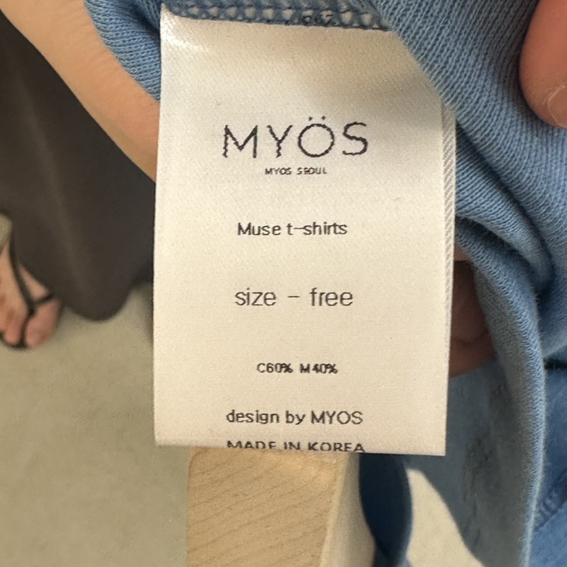 MYOS東大門實拍女裝新款職業26春夏熱賣真品時尚休閑長袖T恤MYOS長袖T恤