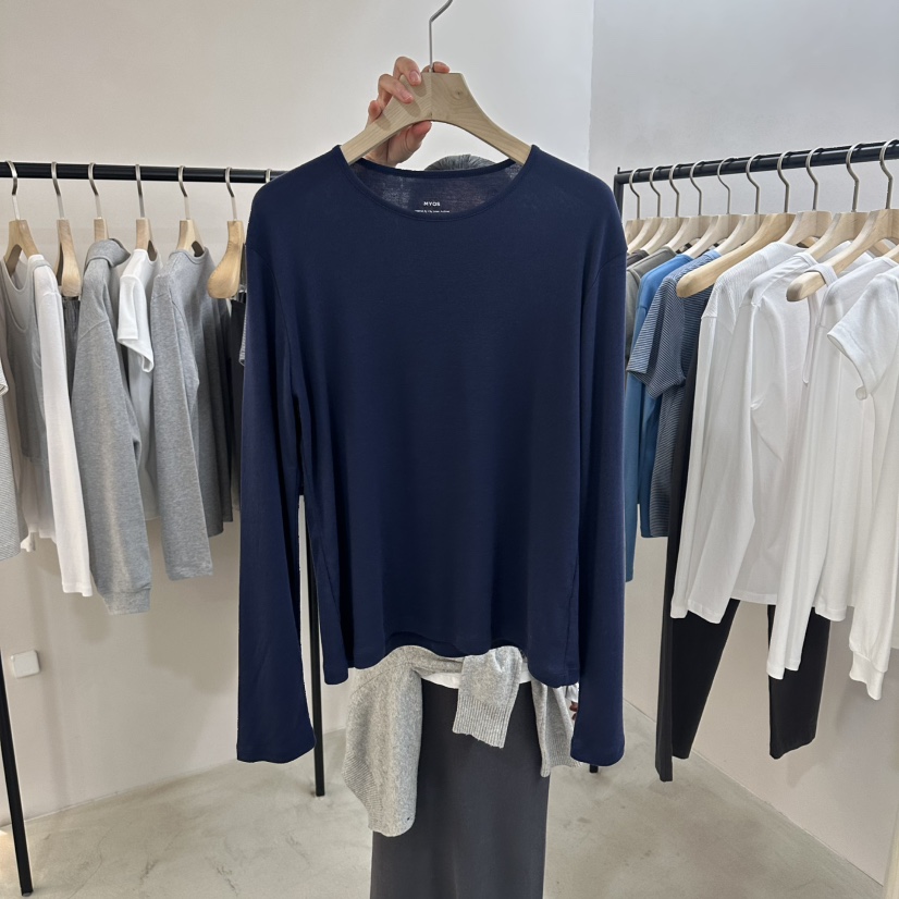MYOS東大門實拍女裝新款職業26春夏熱賣真品時尚休閑長袖T恤MYOS長袖T恤圖色4