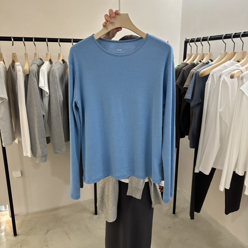 MYOS東大門實拍女裝新款職業26春夏熱賣真品時尚休閑長袖T恤MYOS長袖T恤圖色5