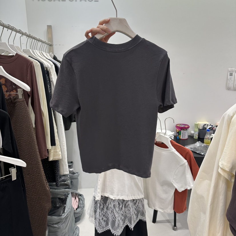 VISUAL SPACE/PAGE92/FLEISCHER韓國直郵女裝新品26春夏T恤VISUAL SPACE/PAGE92/FLEISCHERT恤