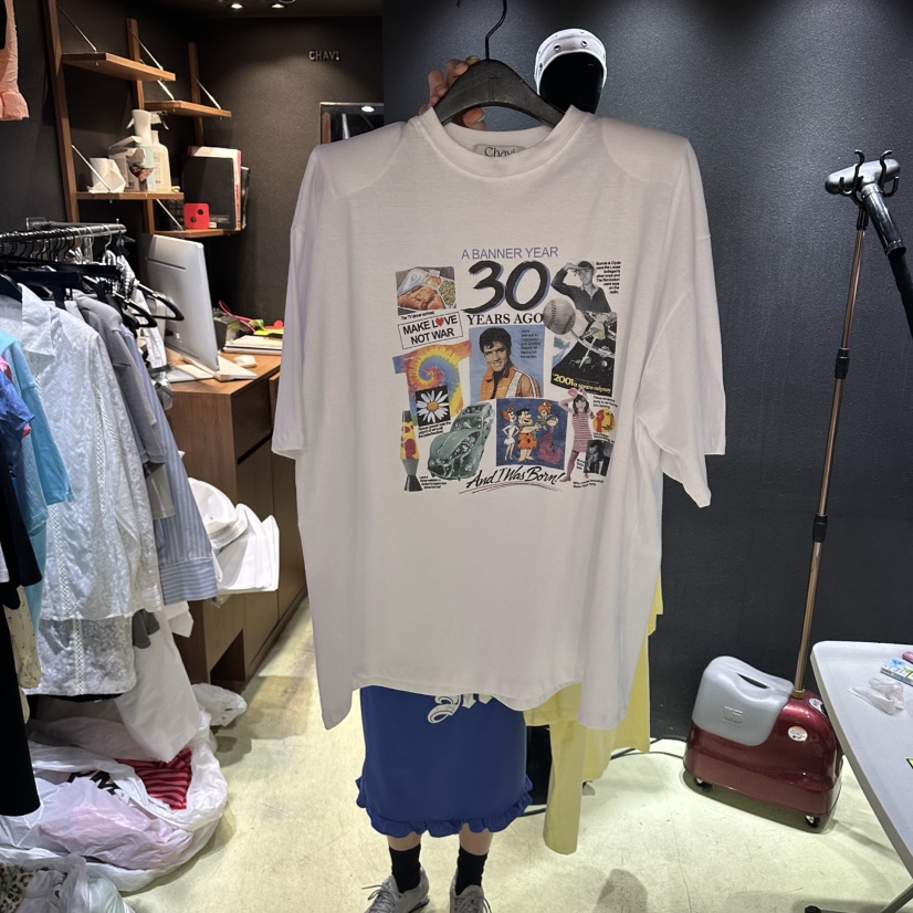 CHAVI東大門實拍女士新款26春夏真品人氣職業時尚推薦T恤CHAVIT恤圖色3