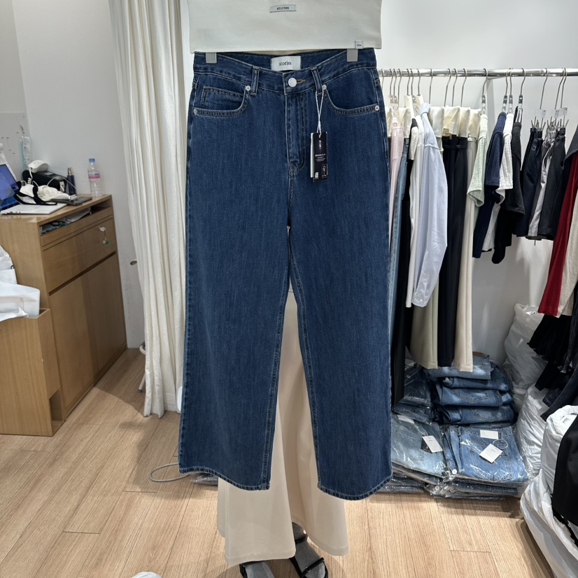 STORIES韓國直郵女裝新款職業人氣26春夏推薦休閑真品牛仔褲STORIES牛仔褲圖色1