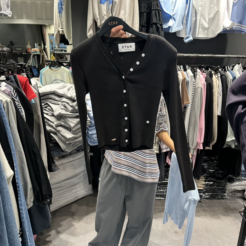 STAR-L韓國東大門代購女士新款推薦熱賣26春夏時尚針織衫STAR-L針織衫圖色3