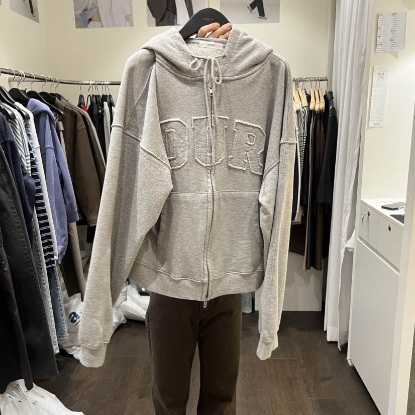 OURIN/THIS IS韓國直郵實拍女士新品休閑夾克連帽拉鏈衫OURIN/THIS IS夾克圖色2