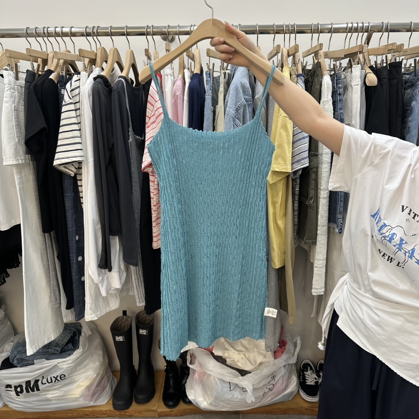 DELIGHT-L韓國直郵女士新品職業休閑人氣推薦吊帶背心透視DELIGHT-L吊帶/背心