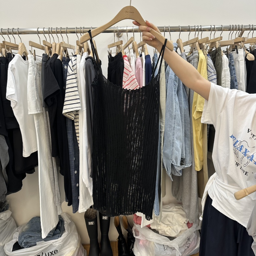 DELIGHT-L韓國直郵女士新品職業休閑人氣推薦吊帶背心透視DELIGHT-L吊帶/背心圖色3