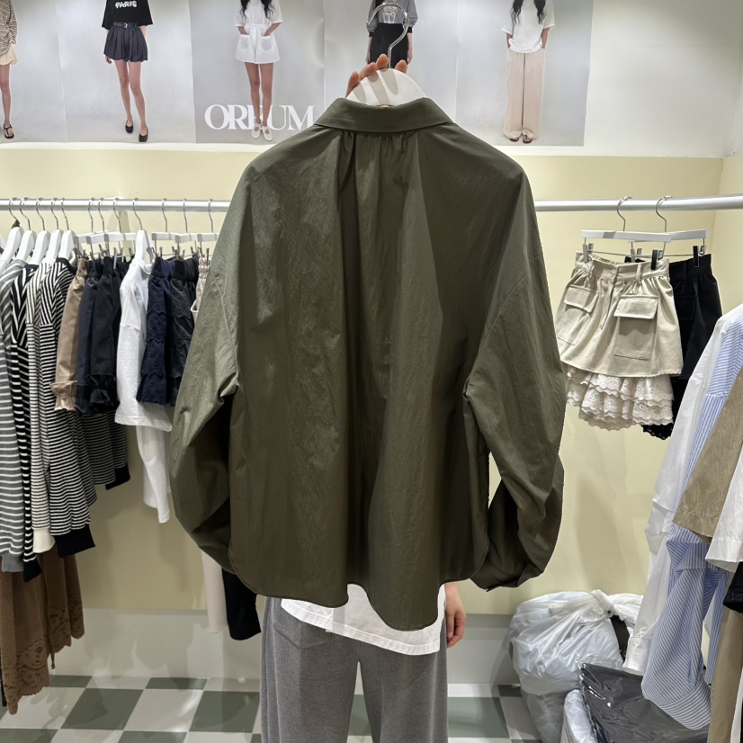 OREUM韓國代購女士新品人氣休閑熱賣推薦職業26春夏襯衫蕾絲衫OREUM襯衫/蕾絲衫