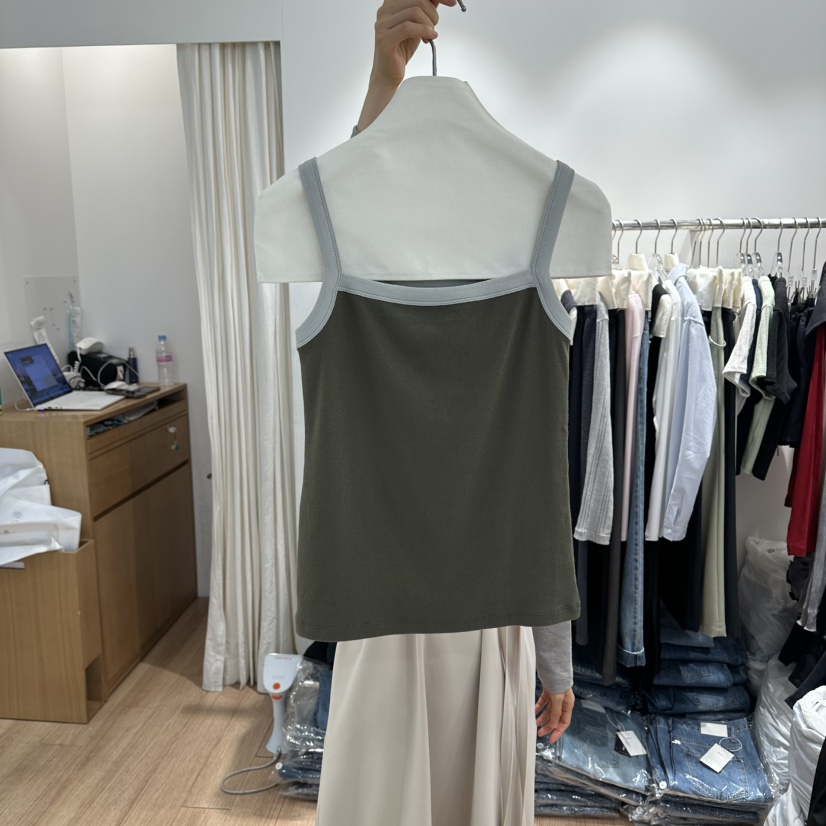 STORIES東大門代購女士新款推薦職業時尚26春夏真品吊帶背心STORIES吊帶/背心