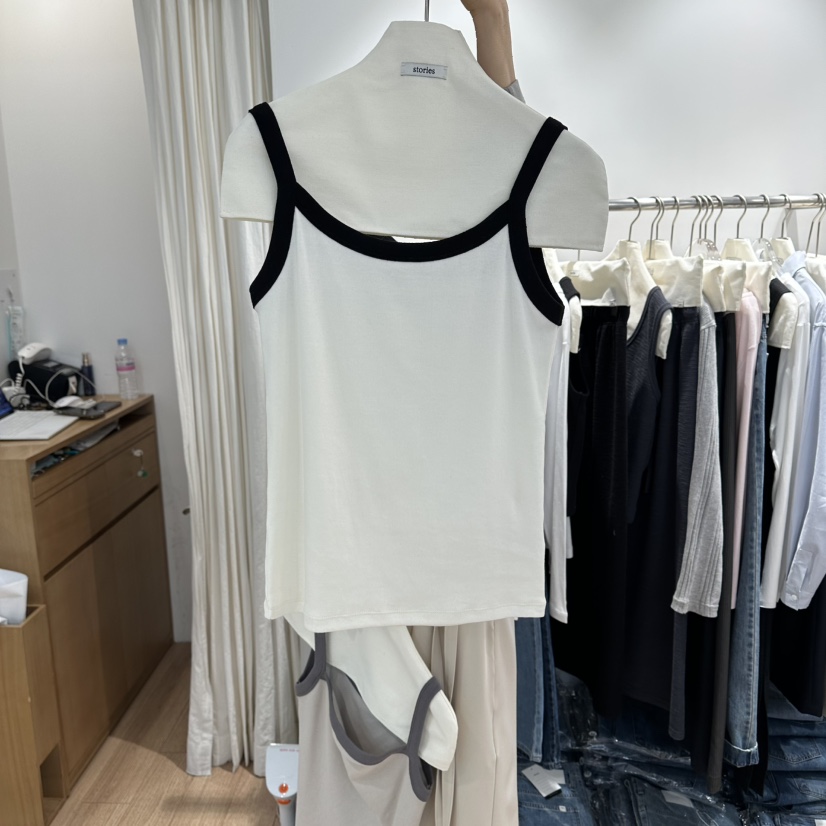 STORIES東大門代購女士新款推薦職業時尚26春夏真品吊帶背心STORIES吊帶/背心圖色1