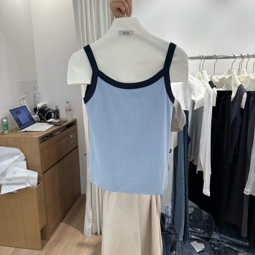 STORIES東大門代購女士新款推薦職業時尚26春夏真品吊帶背心STORIES吊帶/背心圖色3