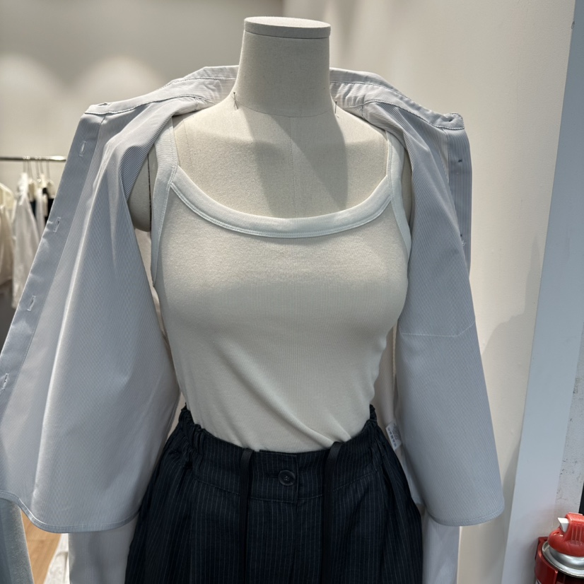 STORIES東大門代購女士新款推薦職業時尚26春夏真品吊帶背心STORIES吊帶/背心圖色4米色