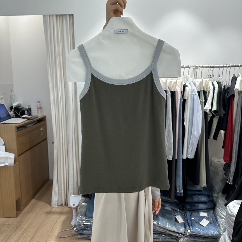 STORIES東大門代購女士新款推薦職業時尚26春夏真品吊帶背心STORIES吊帶/背心圖色5