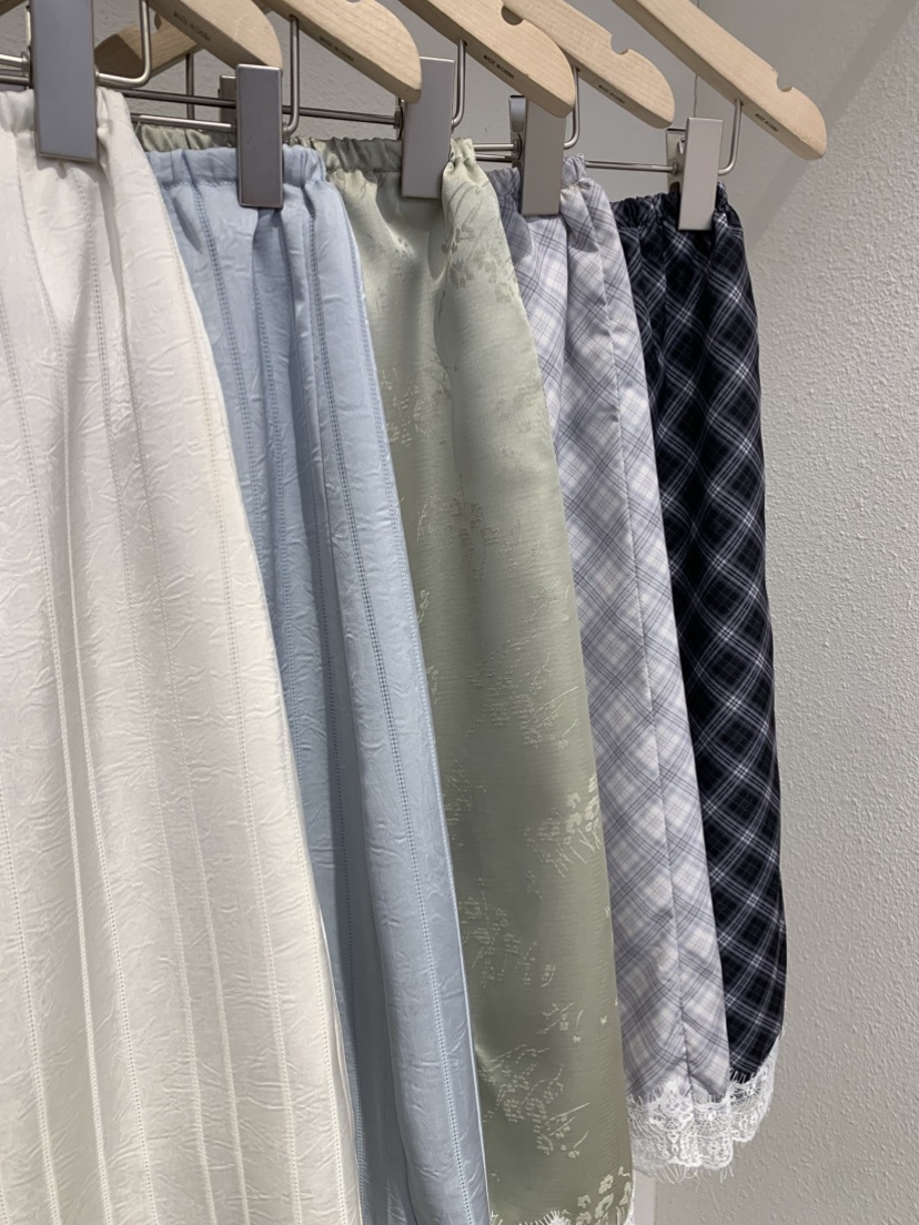 IR BIEN/BIENBIEN東大門直郵女裝新款休閑半身裙中短裙蕾絲IR BIEN/BIENBIEN半身裙/中短裙