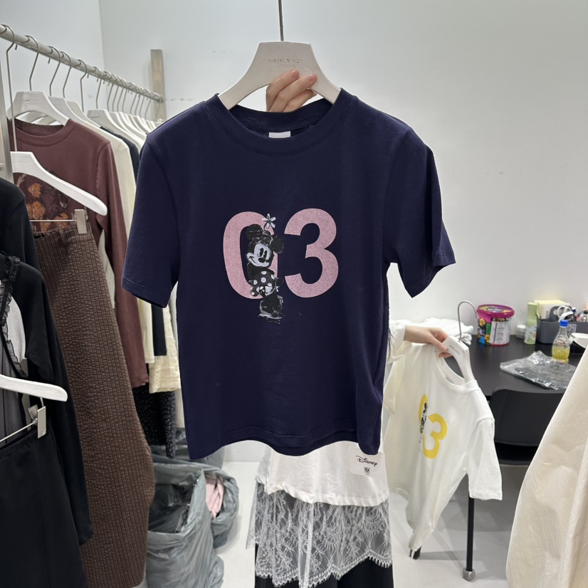 VISUAL SPACE/PAGE92/FLEISCHER韓國東大門代購女裝新品時尚T恤VISUAL SPACE/PAGE92/FLEISCHERT恤圖色2