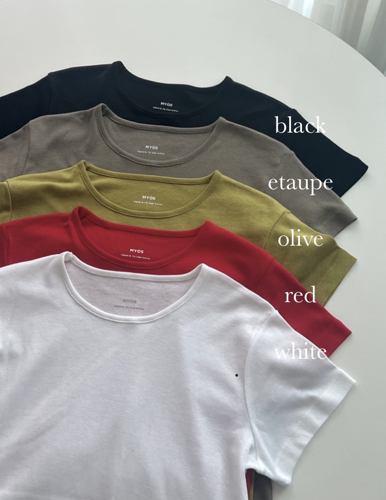 MYOS韓國直郵女裝新款人氣時尚推薦26春夏休閑職業熱賣T恤MYOST恤