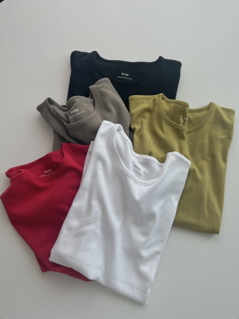 MYOS韓國直郵女裝新款人氣時尚推薦26春夏休閑職業熱賣T恤MYOST恤
