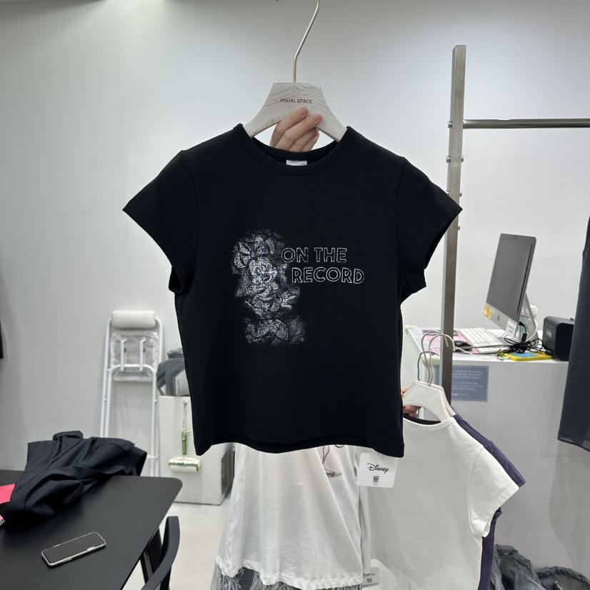 VISUAL SPACE/PAGE92/FLEISCHER韓國直郵女裝新款休閑T恤VISUAL SPACE/PAGE92/FLEISCHERT恤圖色3