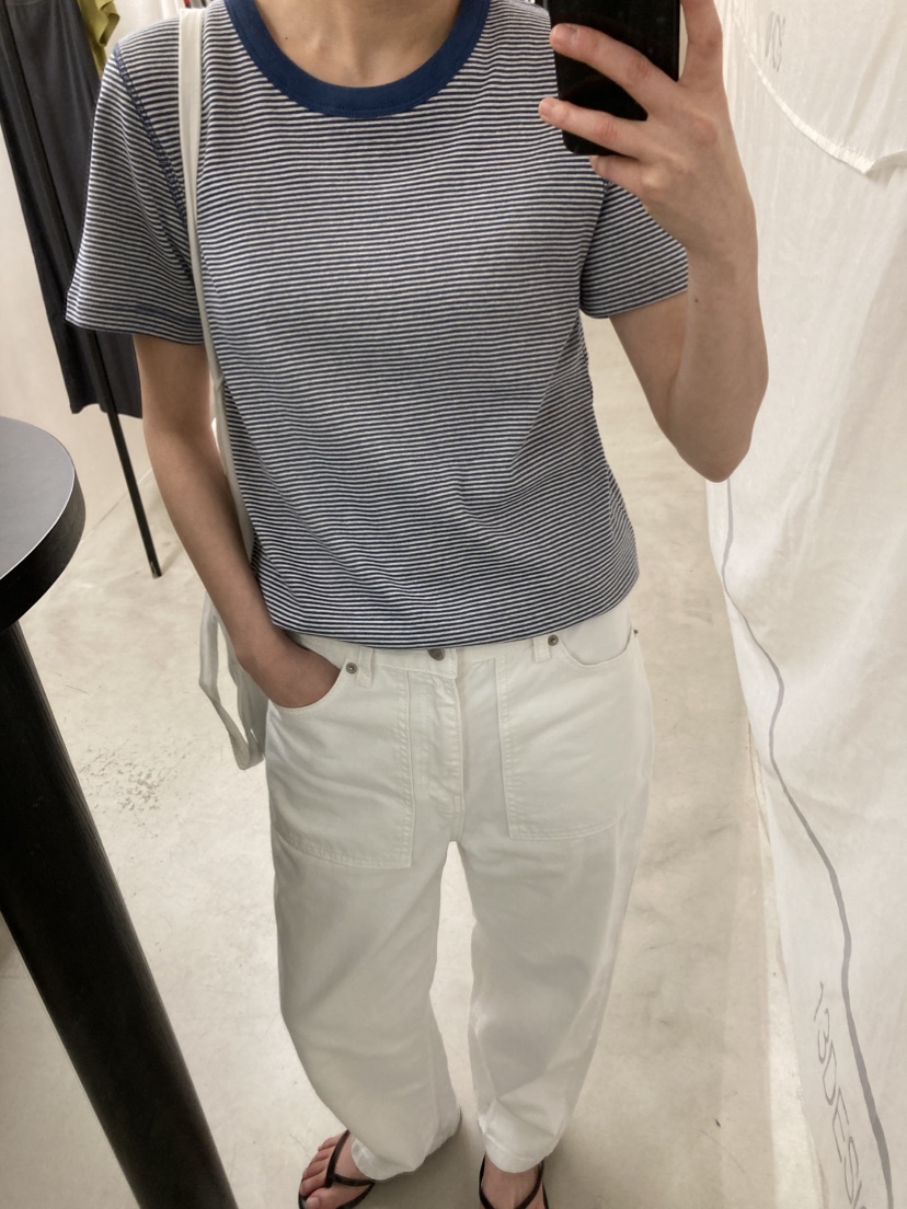 MYOS東大門代購女裝新款職業人氣26春夏休閑推薦熱賣T恤條紋MYOST恤