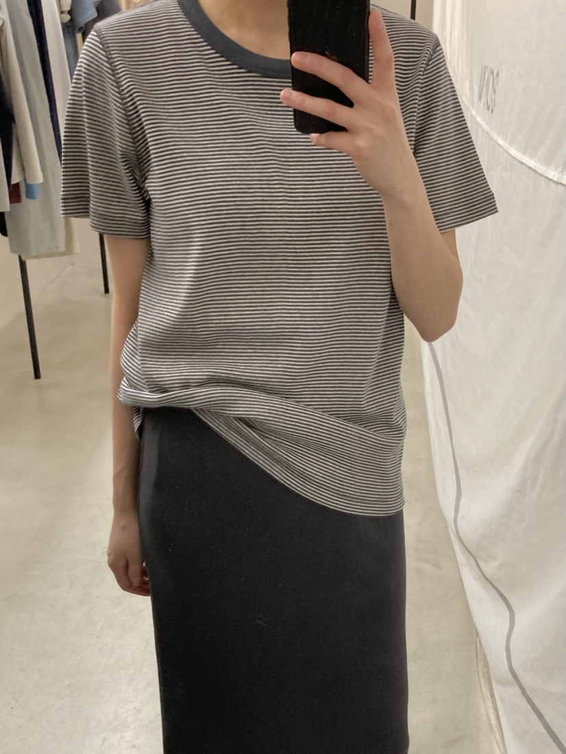 MYOS東大門代購女裝新款職業人氣26春夏休閑推薦熱賣T恤條紋MYOST恤