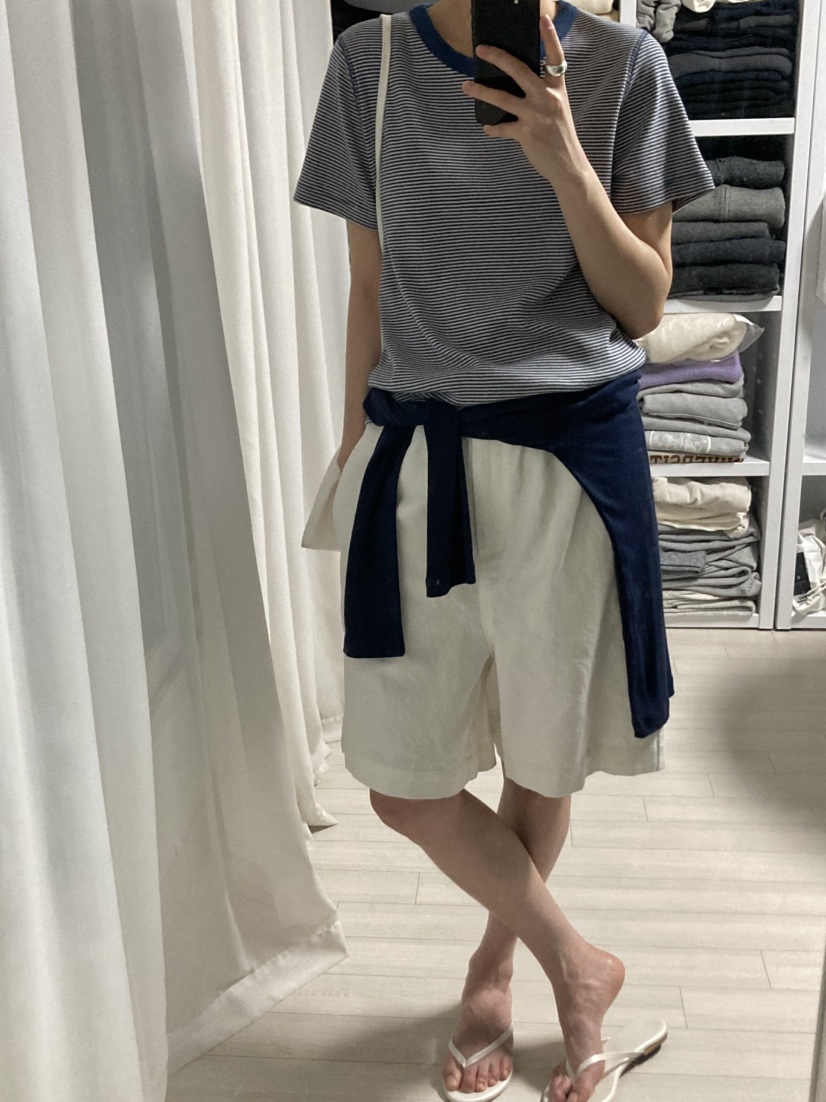 MYOS東大門代購女裝新款職業人氣26春夏休閑推薦熱賣T恤條紋MYOST恤