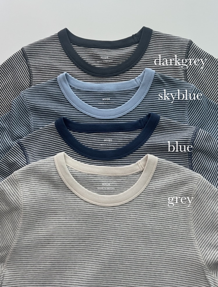 MYOS東大門代購女裝新款職業人氣26春夏休閑推薦熱賣T恤條紋MYOST恤