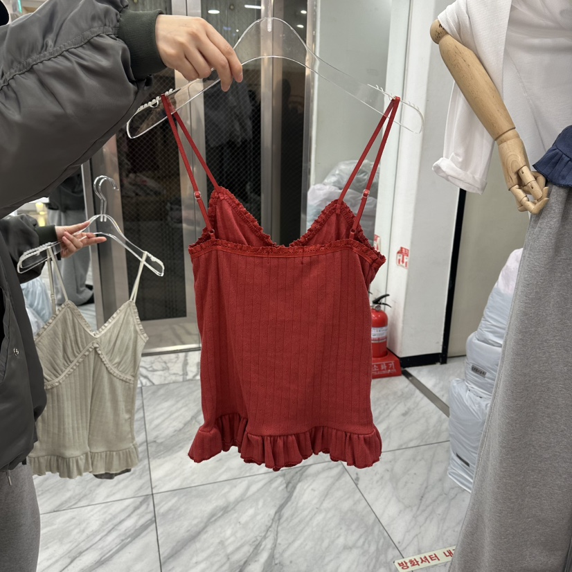 MAGOT韓國東大門代購女裝新品職業人氣時尚推薦休閑吊帶背心IIIΛGOT/MAGOT吊帶/背心