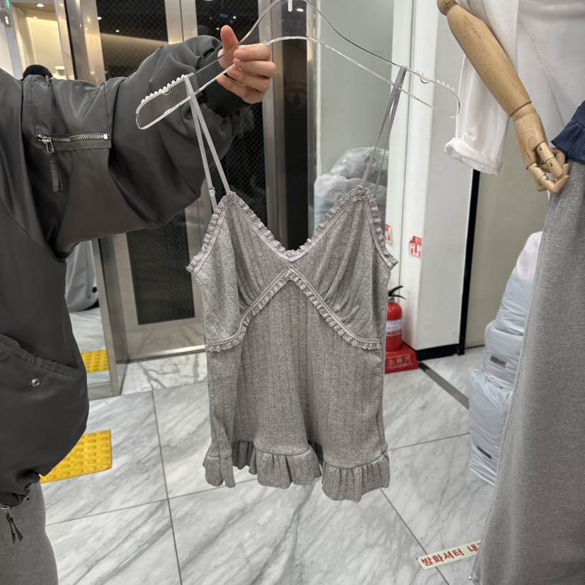 MAGOT韓國東大門代購女裝新品職業人氣時尚推薦休閑吊帶背心IIIΛGOT/MAGOT吊帶/背心圖色3