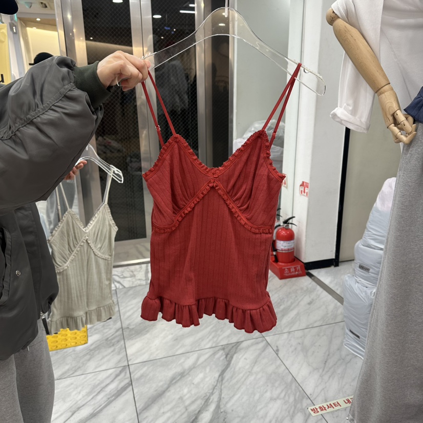 MAGOT韓國東大門代購女裝新品職業人氣時尚推薦休閑吊帶背心IIIΛGOT/MAGOT吊帶/背心圖色4