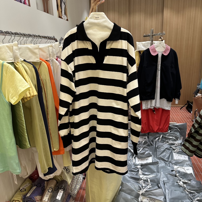 E/E/E韓國東大門直郵女裝新品人氣推薦熱賣26春夏連衣裙E/E/E連衣裙圖色1