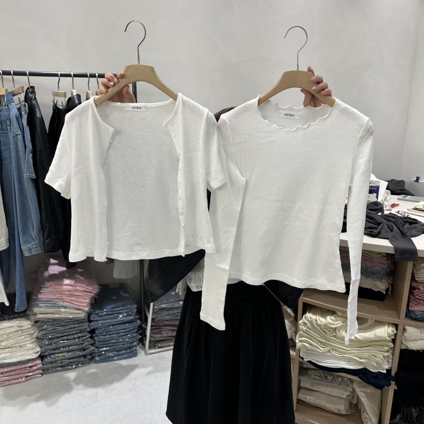 AURA韓國直郵女裝新款時尚職業人氣推薦休閑熱賣套裝兩件套Au ra套裝圖色1