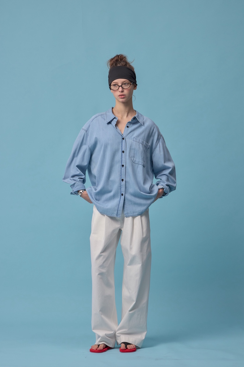 MILUI東大門代購女士新品真品熱賣職業26春夏休閑襯衫蕾絲衫MILUI襯衫/蕾絲衫