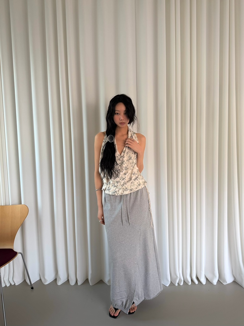 AWESOMESAUCE韓國直郵女裝新品時尚職業推薦熱賣26春夏長裙AWESOME SAUCE長裙