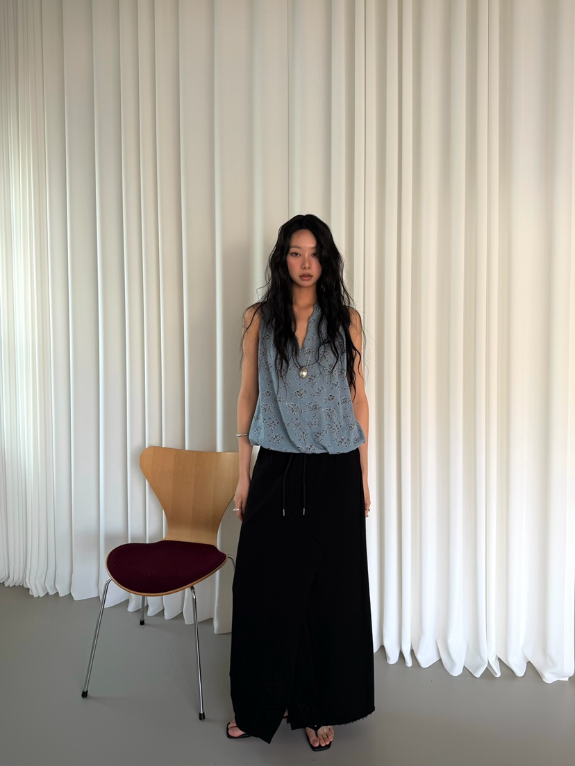 AWESOMESAUCE韓國直郵女裝新品時尚職業推薦熱賣26春夏長裙AWESOME SAUCE長裙