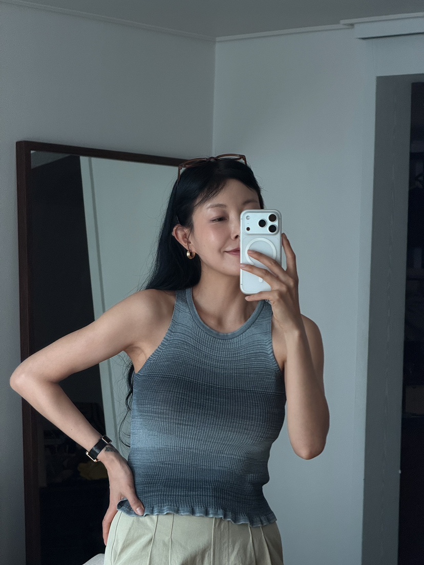 MILUI東大門代購女裝新品休閑26春夏推薦職業真品吊帶背心MILUI吊帶/背心