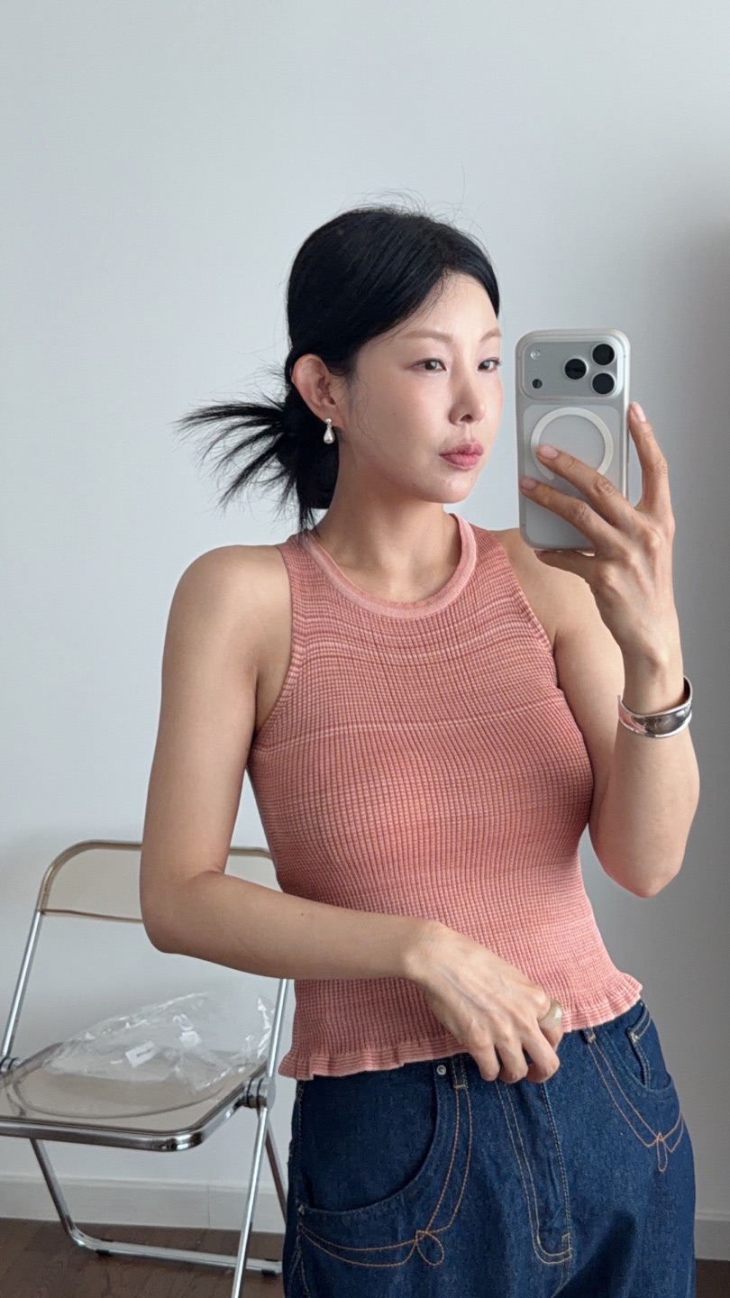 MILUI東大門代購女裝新品休閑26春夏推薦職業真品吊帶背心MILUI吊帶/背心