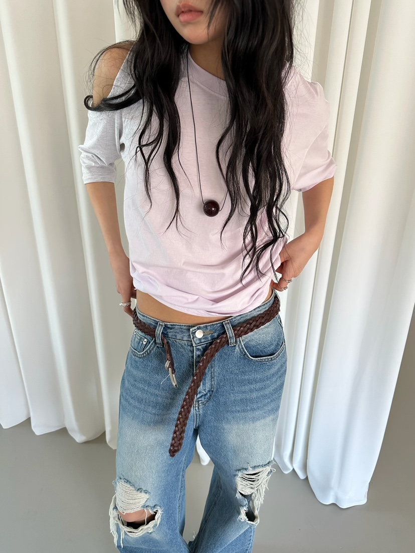 AWESOMESAUCE東大門實拍女士新品26春夏推薦職業人氣休閑T恤AWESOME SAUCET恤