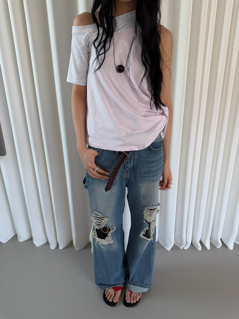 AWESOMESAUCE東大門實拍女士新品26春夏推薦職業人氣休閑T恤AWESOME SAUCET恤