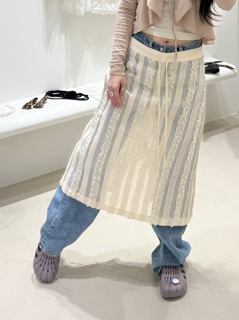 MELTED-P韓國直郵女裝新品職業休閑時尚熱賣26春夏人氣長裙MELTED-P長裙